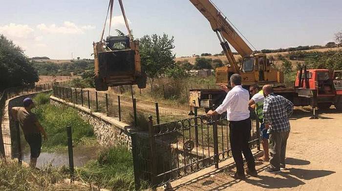 Başkan Elbi, Koyun Dede Deresi Islah Çalışmalarını İnceledi