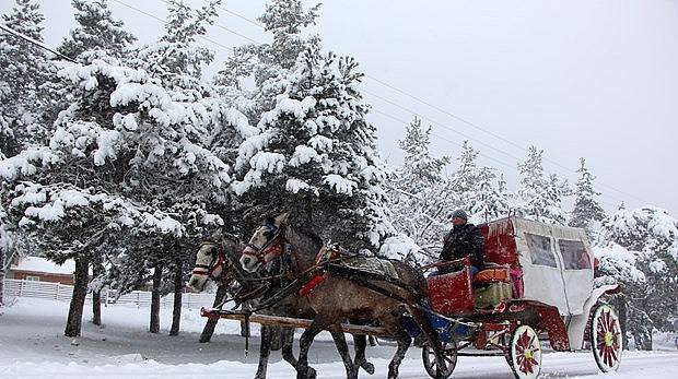 Türkiye'den kar manzaraları