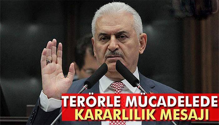 Yıldırım'dan terörle mücadelede kararlılık mesajı