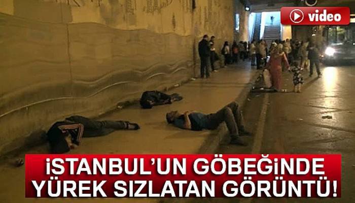  Taksim’de yürekleri sızlatan görüntü