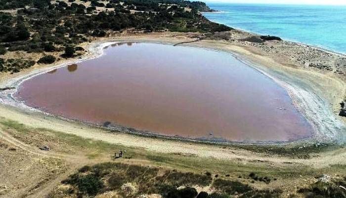 KALP ŞEKLİNDEKİ 'PEMBE GÖL' TURİZME KAZANDIRILACAK