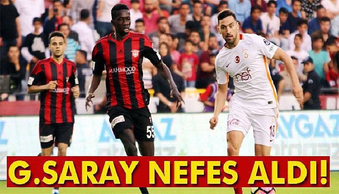 Galatasaray nefes aldı