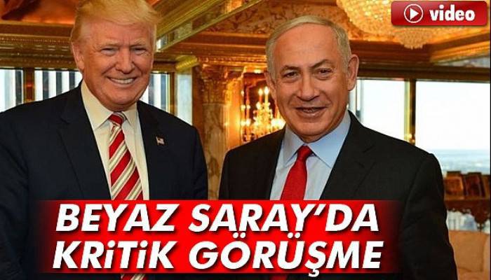 ABD Başkanı Donald Trump, İsrail Başbakanı Binyamin Netanyahu ilk kez bir arada