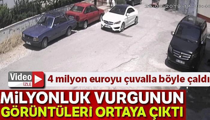 Milyonluk vurgunun görüntüleri ortaya çıktı!