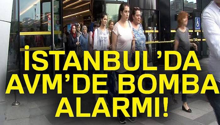 Esenyurt'ta bir AVM'de bomba paniği