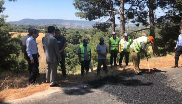 VALİ İLHAMİ AKTAŞ, İL ÖZEL İDARESİ'NİN YOL ÇALIŞMALARINI YERİNDE İNCELEDİ