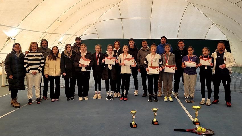 Çanakkale’de Tenis Yıldız Kız İl Birinciliği müsabakaları sona erdi