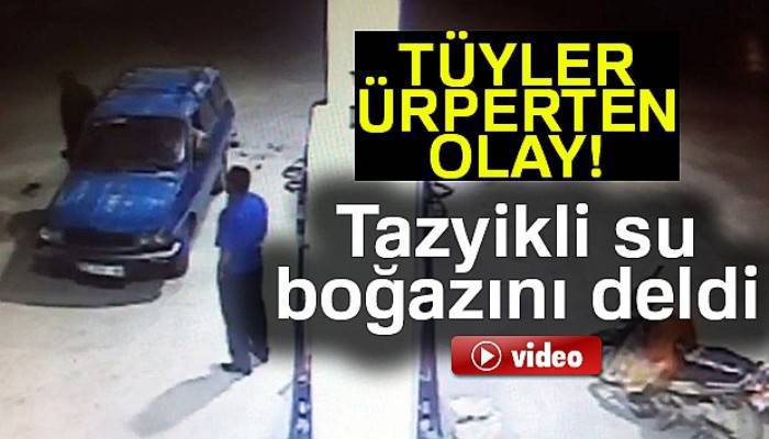 Tazyikli su boğazını deldi, hayatını kaybetti