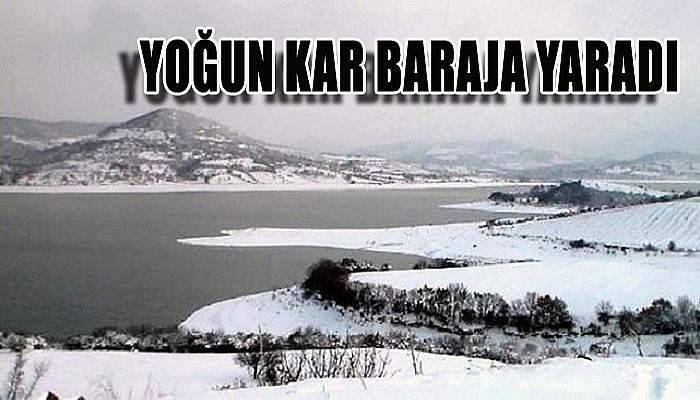 Yoğun Kar Baraja Yaradı