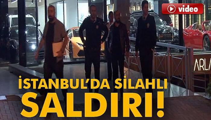  Beşiktaş'ta lüks galeriye silahlı saldırı