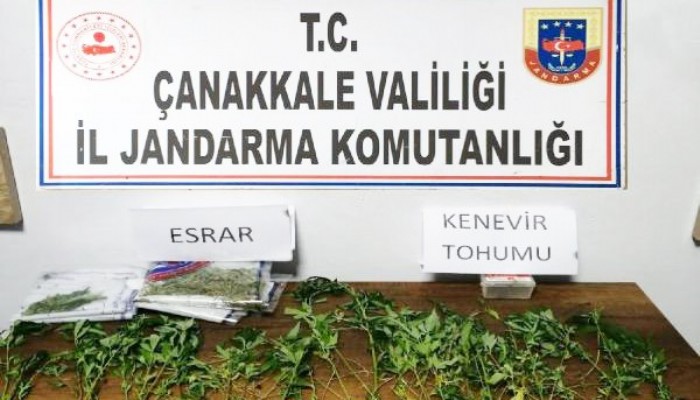 ÇANAKKALE'DE UYUŞTURUCU OPERASYONLARINA 2 TUTUKLAMA