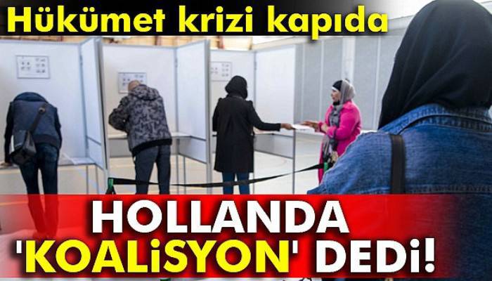  Hollanda 'koalisyon' dedi