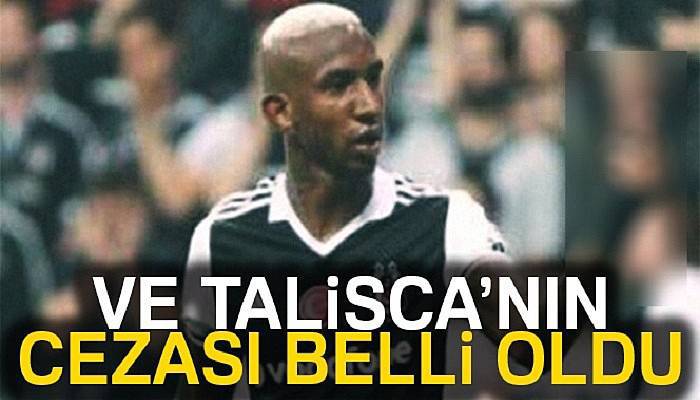 PFDK, Talisca’ya 1 maç ceza verdi