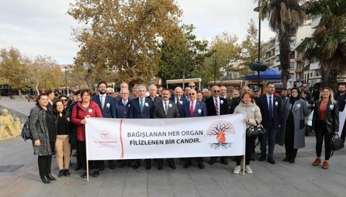 Çanakkale'de Organ Bağışı Farkındalık Yürüyüşü yapıldı