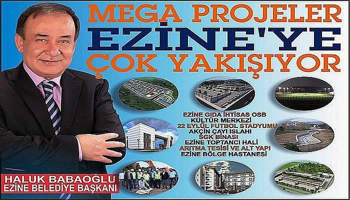 Mega projeler Ezine’de