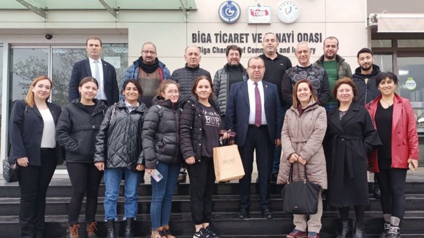 Biga TSO Başkanı Şadan Doğan Gazetecileri Ağırladı