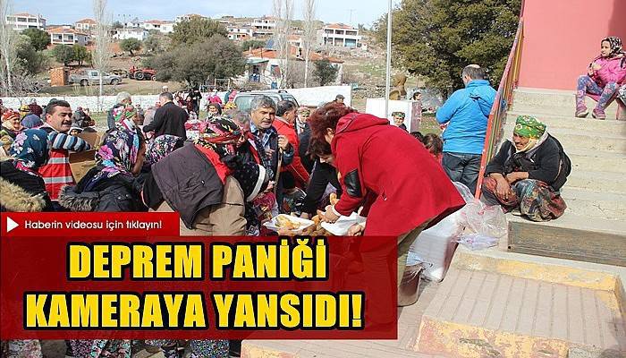  Deprem Paniği Kameraya Yansıdı