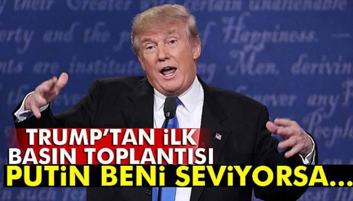 ABD’nin yeni başkanı Trump’tan ilk basın toplantısı