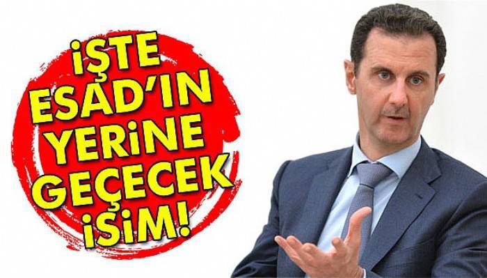 İşte Esad'ın yerine geçecek isim!