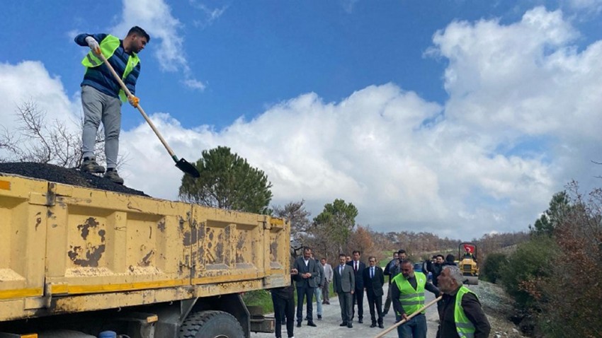 Yeni Sezonun İlk Asfaltı Döküldü