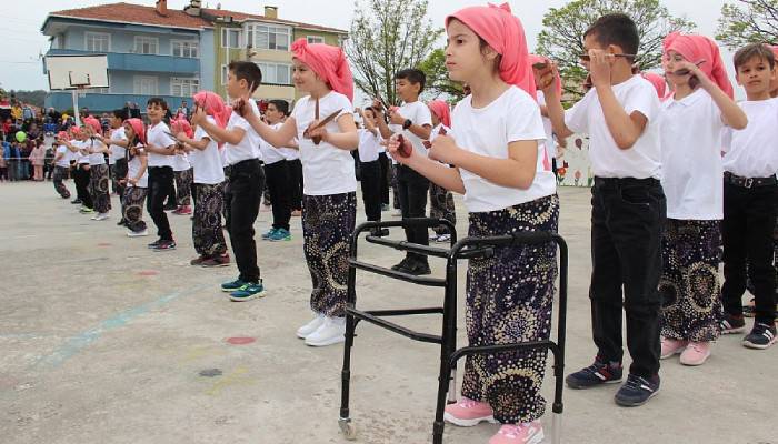 Çan'da 23 Nisan coşkusu yaşandı