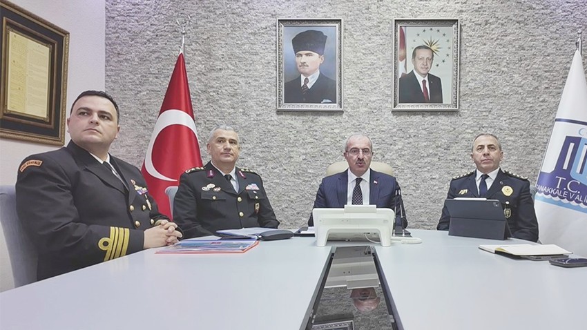 Çanakkale Valiliği, Ocak ayı emniyet ve asayiş raporunu açıkladı