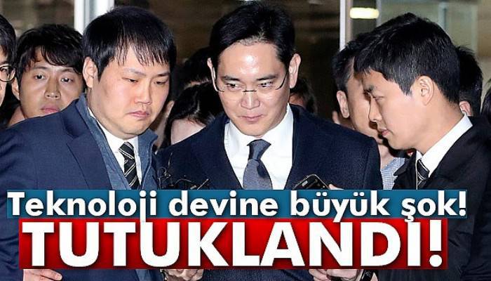 Samsung Genel Müdürü Lee-Jae Yong tutuklandı