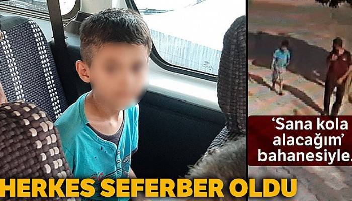 Kaçırıldığı iddia edilen çocuk için herkes seferber oldu