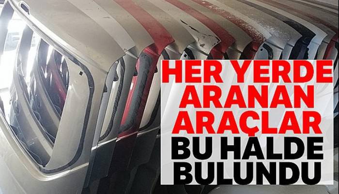 Yediemin otoparkındaki araçları parçalayıp satmışlar