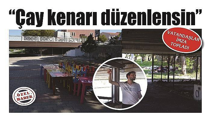 Vatandaşlar imza topladı 