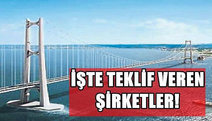 İşte Teklif Veren Şirketler!