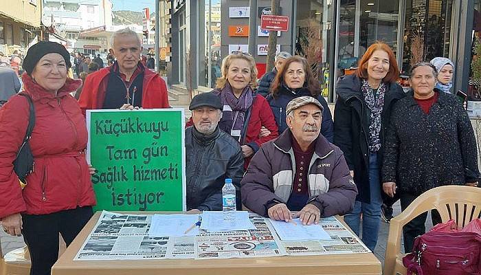 Küçükkuyulular tam gün sağlık hizmeti istiyor  