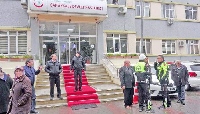 Çanakkale Devlet Hastanesinde şüpheli valiz paniği