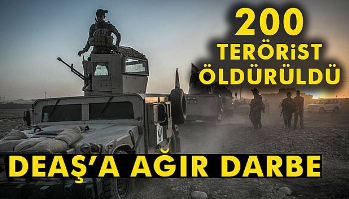  Musul'da hava saldırısında 200 DEAŞ militanı öldürüldü