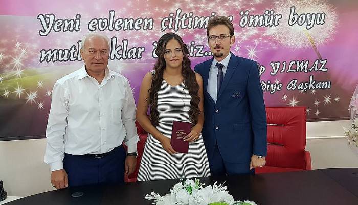 Nikah memurluğunda çalışanın nikahı kıyıldı 