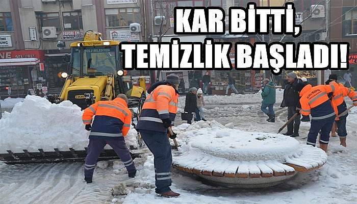  Kar Bitti,Temizlik Başladı