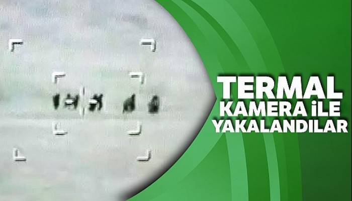 Mülteciler Termal kameraya yakalandı