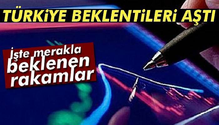 İşte merakla beklenen rakamlar!