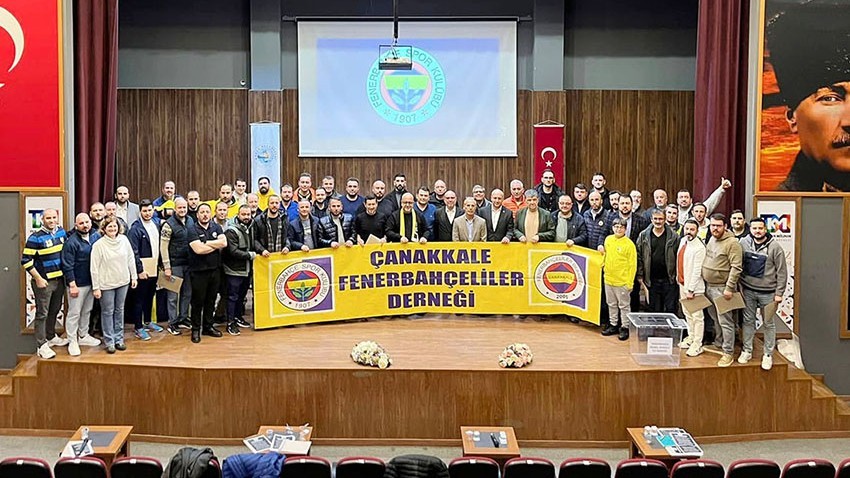 Çanakkale Fenerbahçeliler Derneği Seçimli Genel Kurul gerçekleştirildi