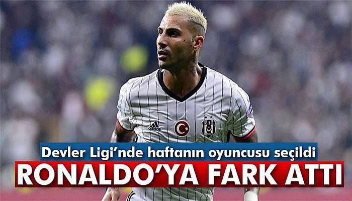 Şampiyonlar Ligi’nde haftanın oyuncusu Quaresma