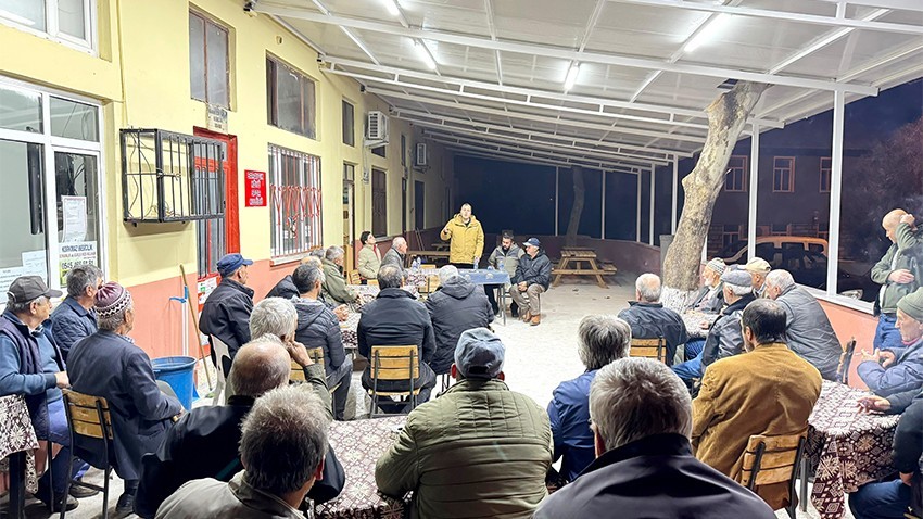 Saraycık Köyü'nde Atık Suların Verimli Kullanımı Toplantısı Yapıldı