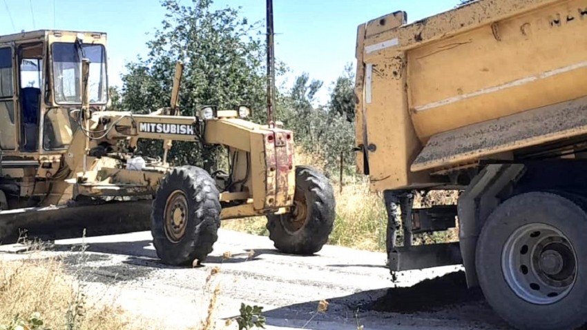 Ayvacık İlçesi Köylerinde Yama Çalışmaları Devam Ediyor