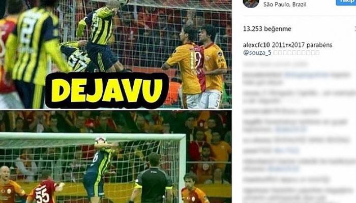  Alex’ten derbi paylaşımı: Dejavu