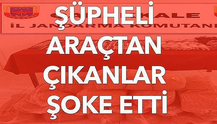 Biga'da şüpheli araçtan çıkanlar şoke etti!