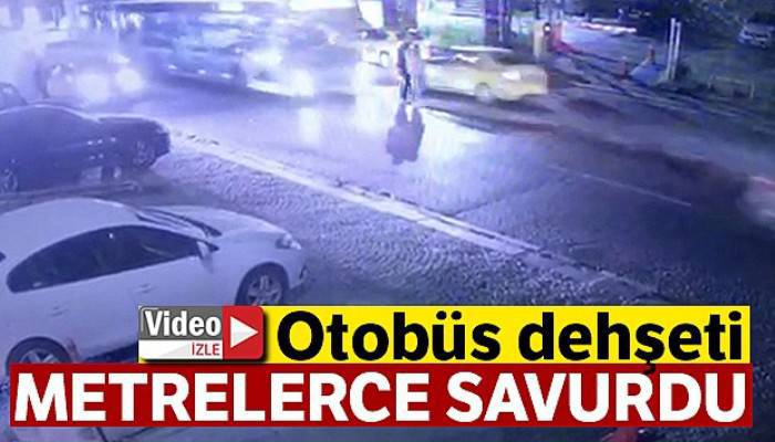 İstanbul'da halk otobüsü dehşeti kamerada