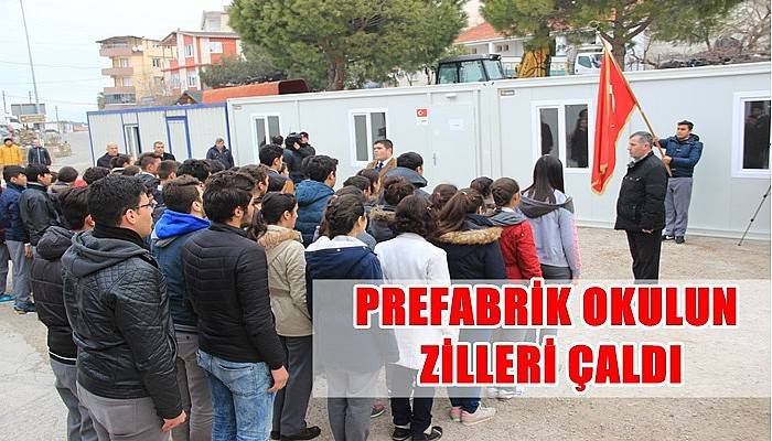 Prefabrik Okulun Zilleri Çaldı (VİDEO)