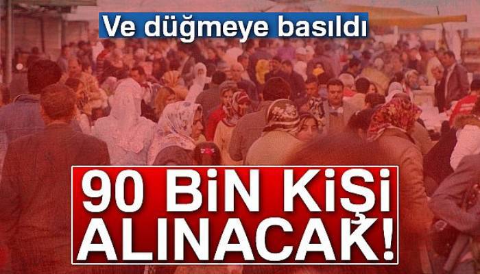 Kamuya 90 bin eleman alınacak! İşte detaylar...