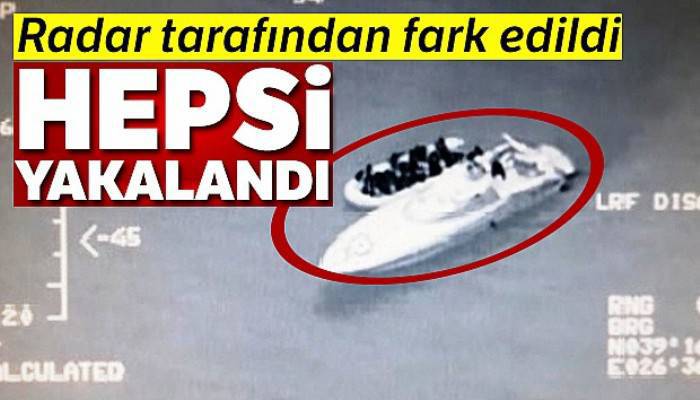 Ayvalık'ta 41 kaçak göçmen yakalandı