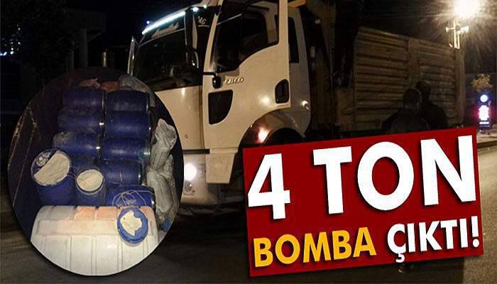 Erciş’te kamyondaki 4 tonluk bombanın düzenekleri iptal edildi