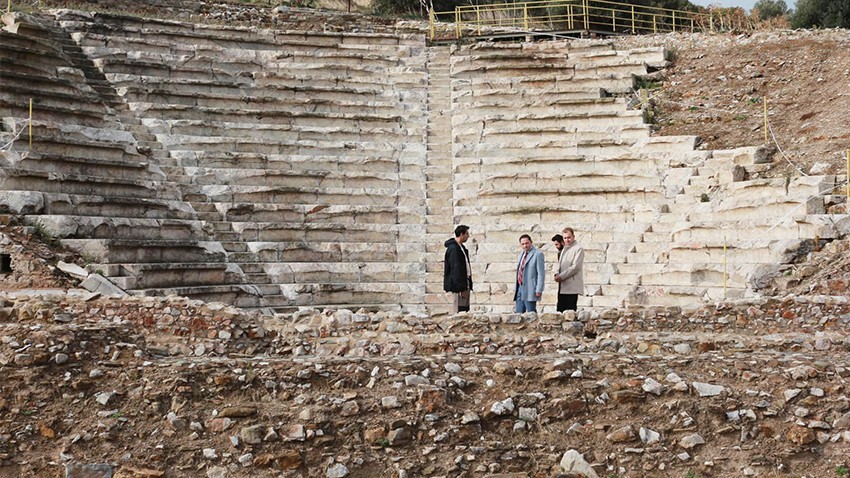 Parion Antik Kenti’nde incelemelerde bulunuldu